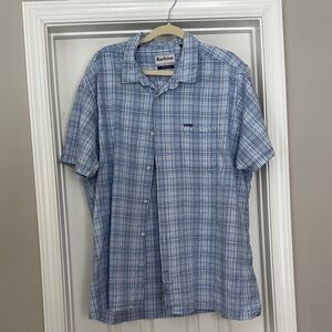 Barbour short sleeve button up shirt